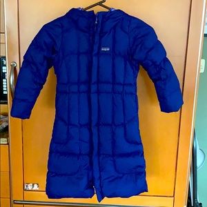 Girls long Patagonia quilted coat